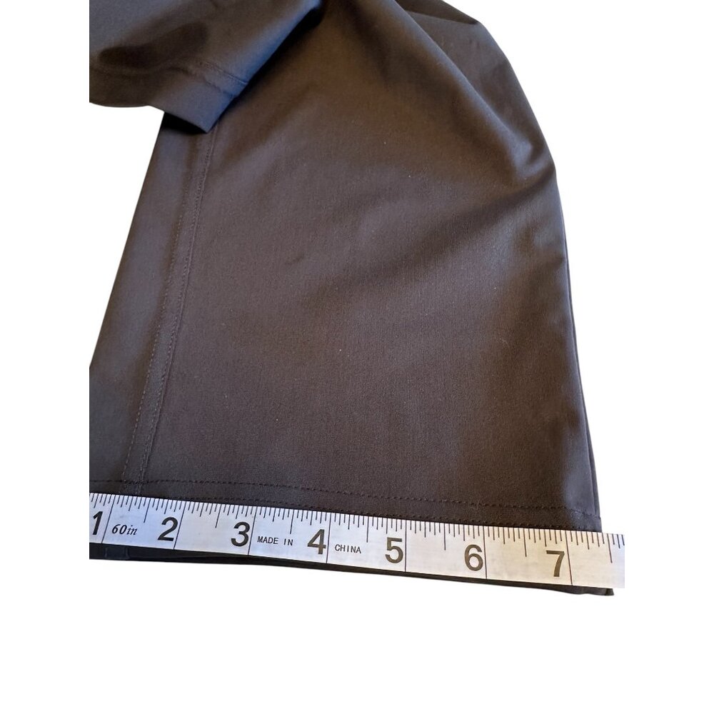 Alo Men's Black Pants 33R Lightweight Durable Polyester Cotton Blend Relaxed Fit - Picture 13 of 13